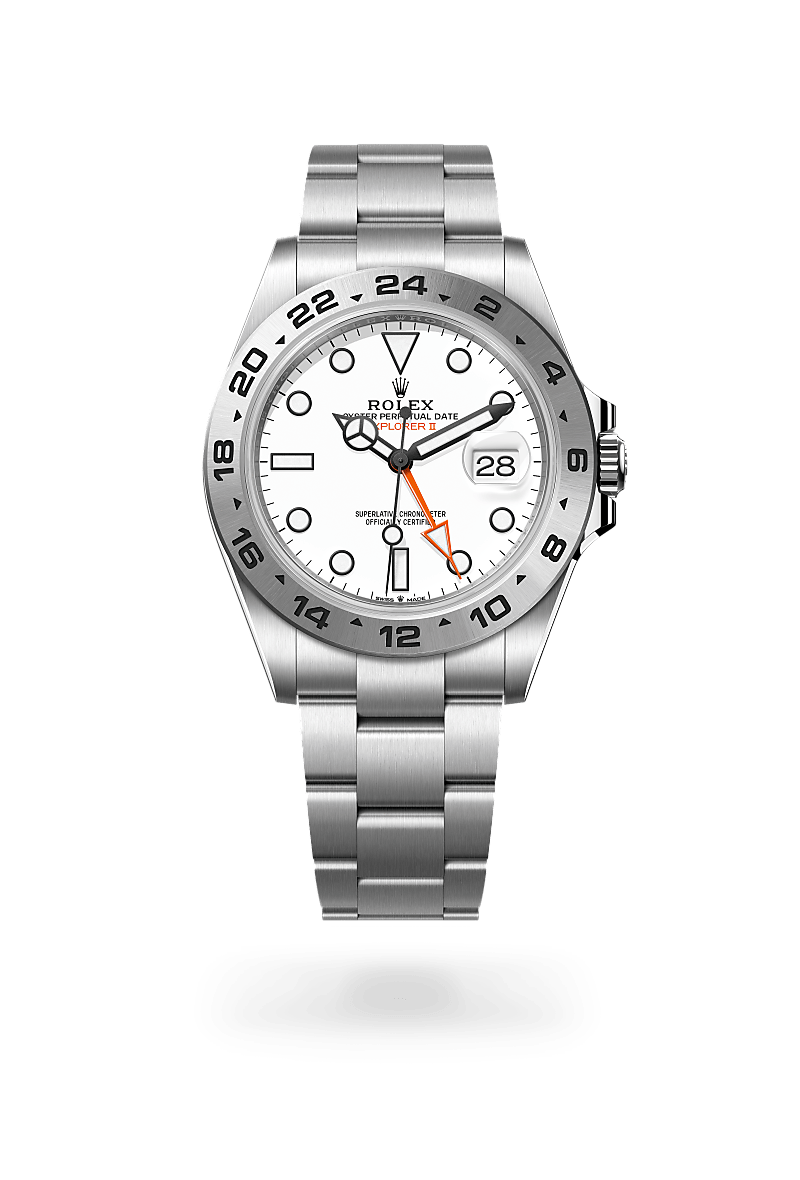 Rolex Explorer II Herrenuhr (M226570-0001) Oyster, 42 mm, Edelstahl Oystersteel